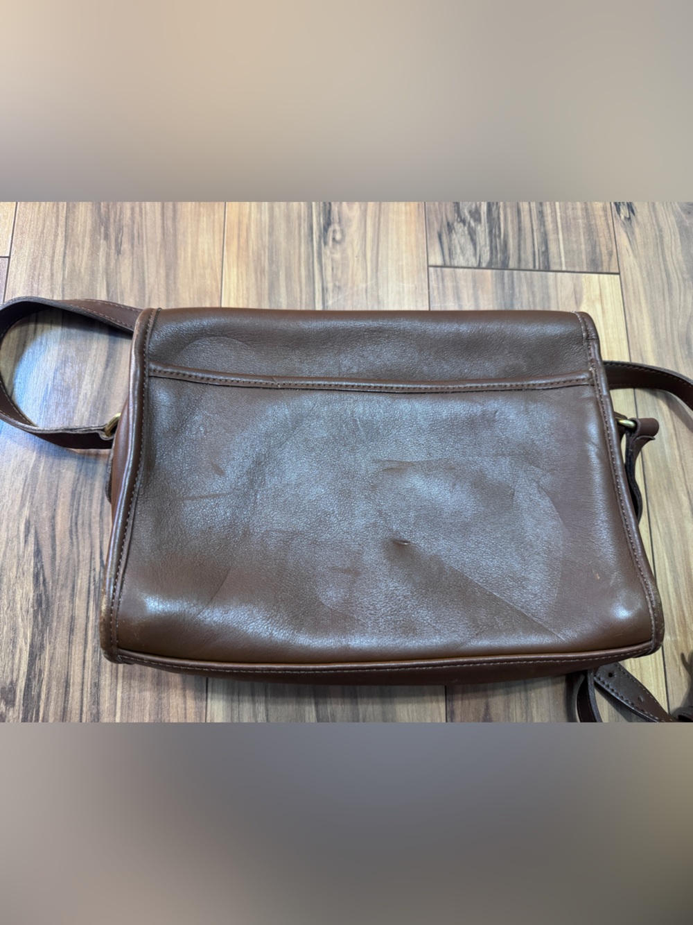 Vintage Coach Ridgefield Flap Crossbody Bag Style 9812 - Picture 12 of 16
